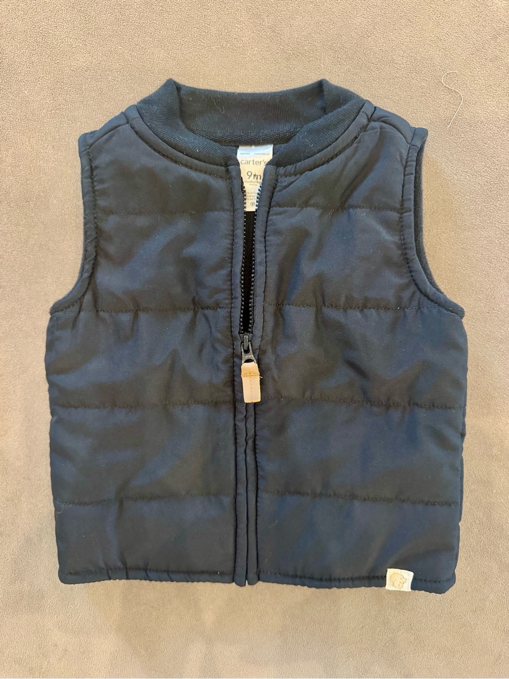 Carter's Dark Navy Quilted Puffer Vest for Kids